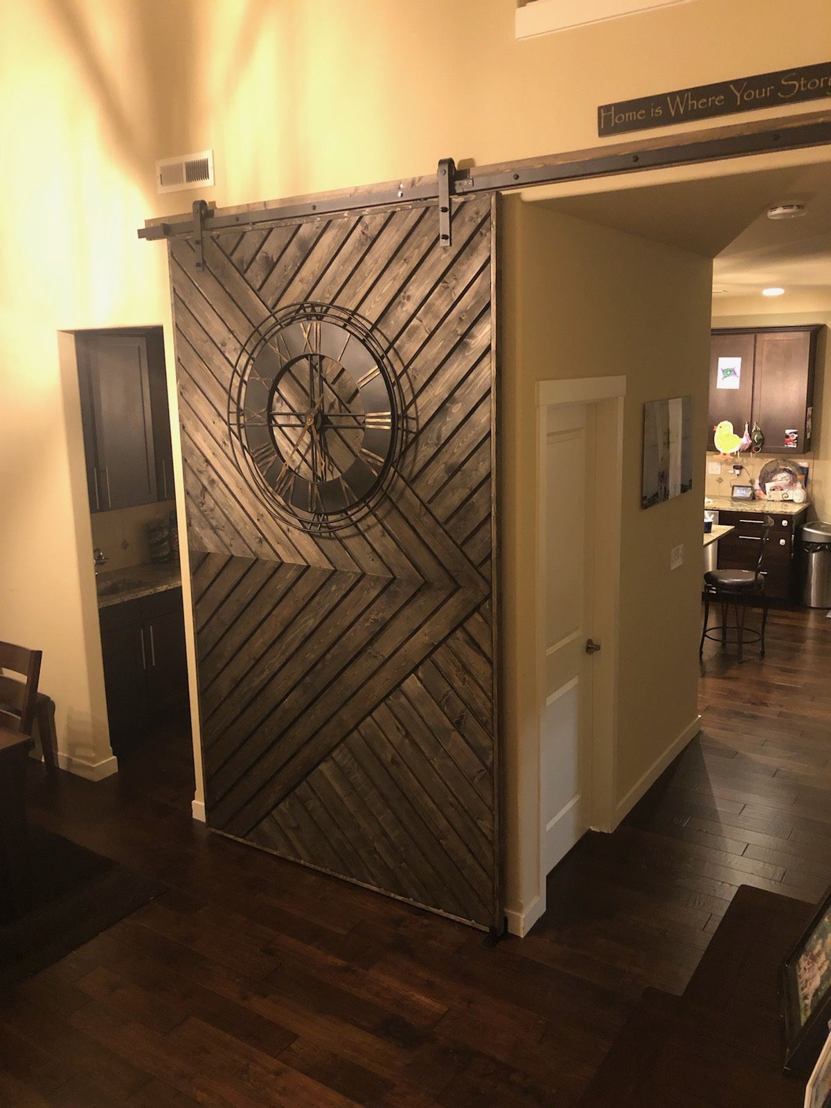 Gorgeous Siding Custom Chevron Door