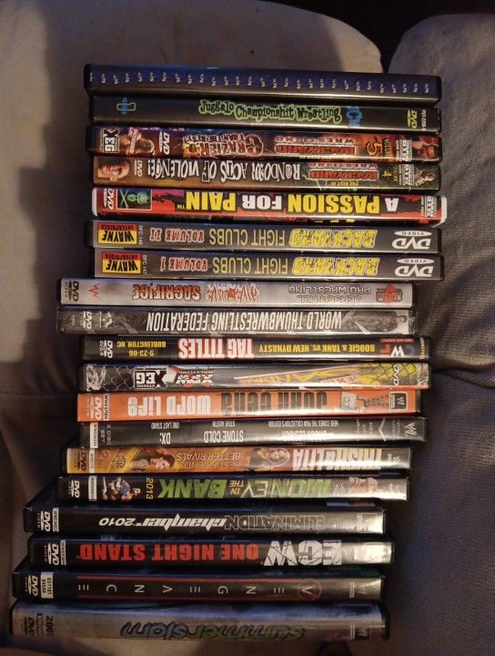 Wrestling Dvd Lot