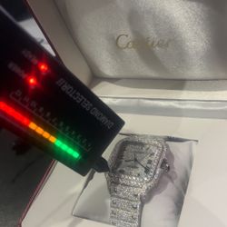 Moissanite Cartier Watch