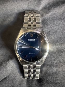 Citizen Eco-Drive Watch with Blue Dial