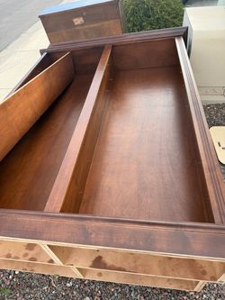 Wood shelves