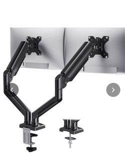 HUANUO Dual Monitor Mount for 2 Monitors up to 32 inches, Each