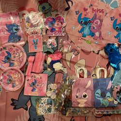 Stitch And Angel Birthday Party Decorations Supplies. 