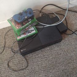 Xbox One With All Cords And Games