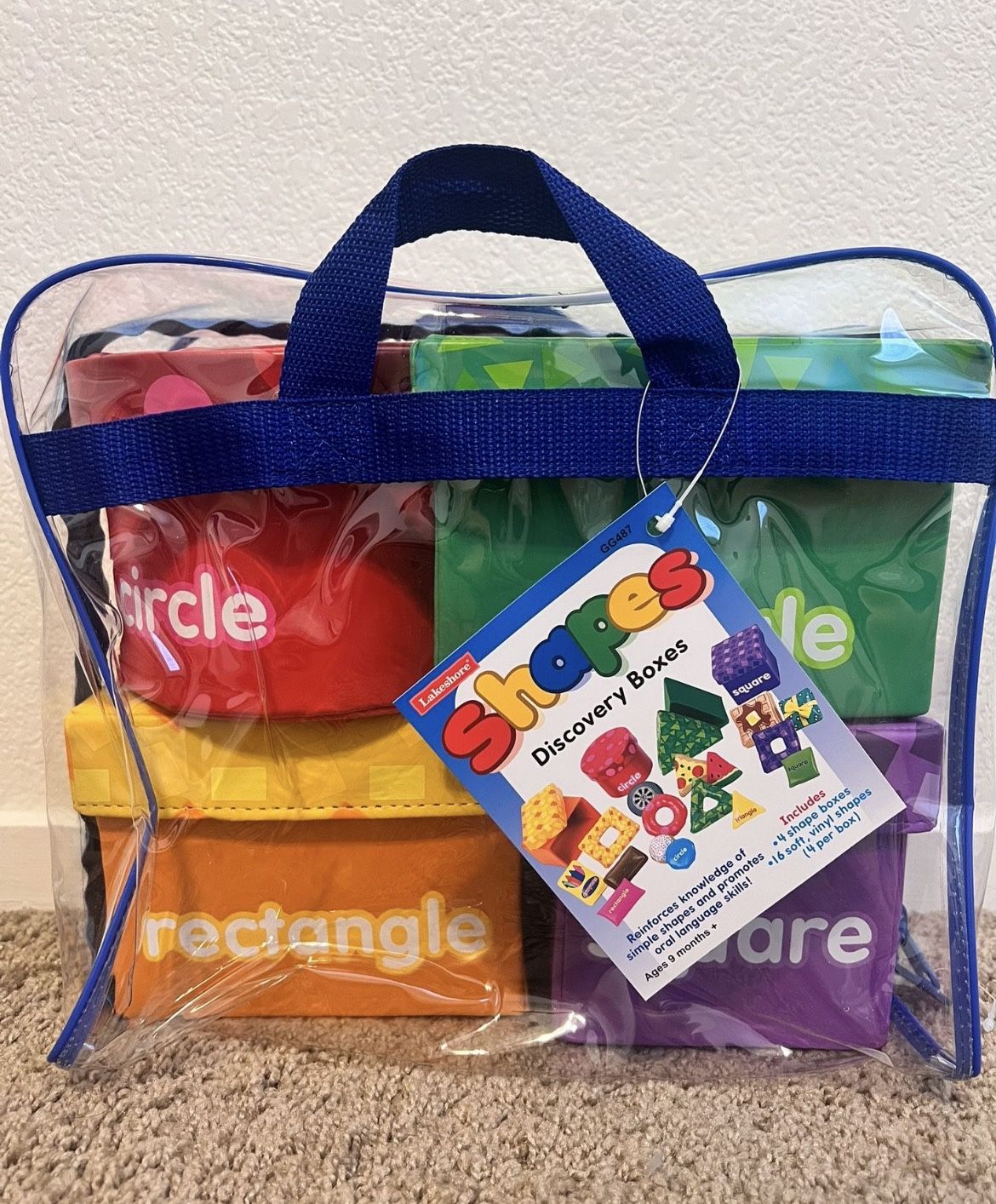 Shapes Discovery Boxes Kids Montessori toys