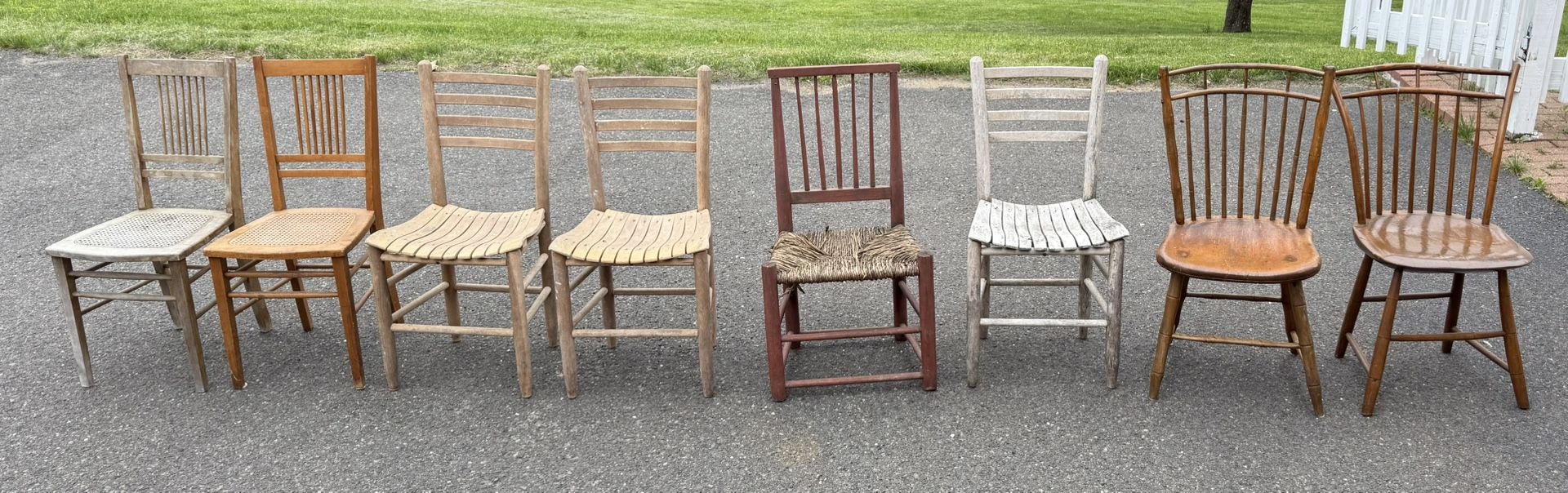 (8) Vintage Dining Chairs…$5 Each