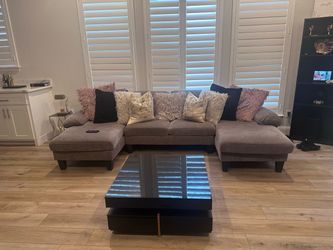 Sofa and coffee table