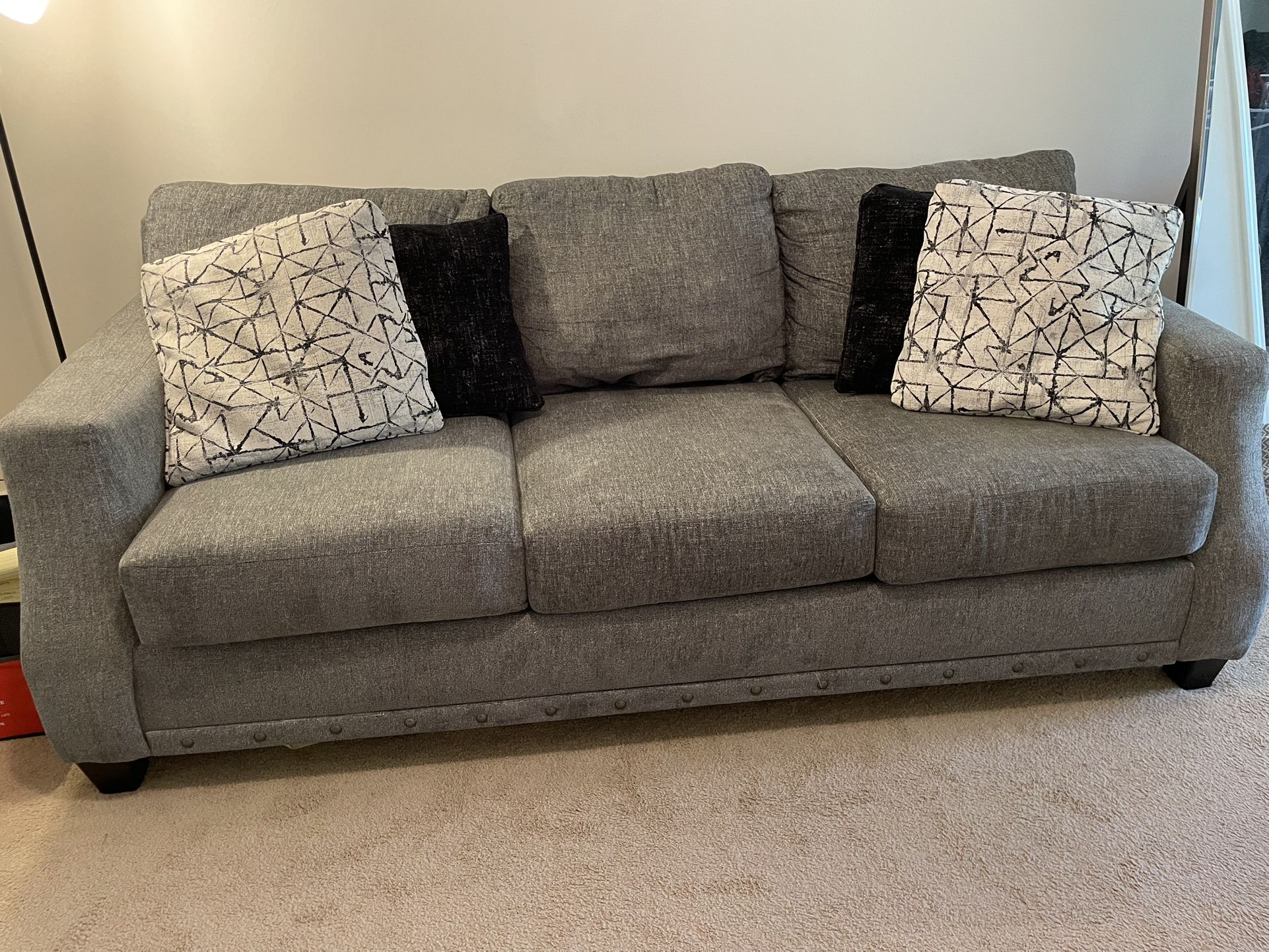 Gray Sofa - Broyhill