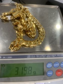 10K Gold Cuban Link Chain 24” — 319.8g