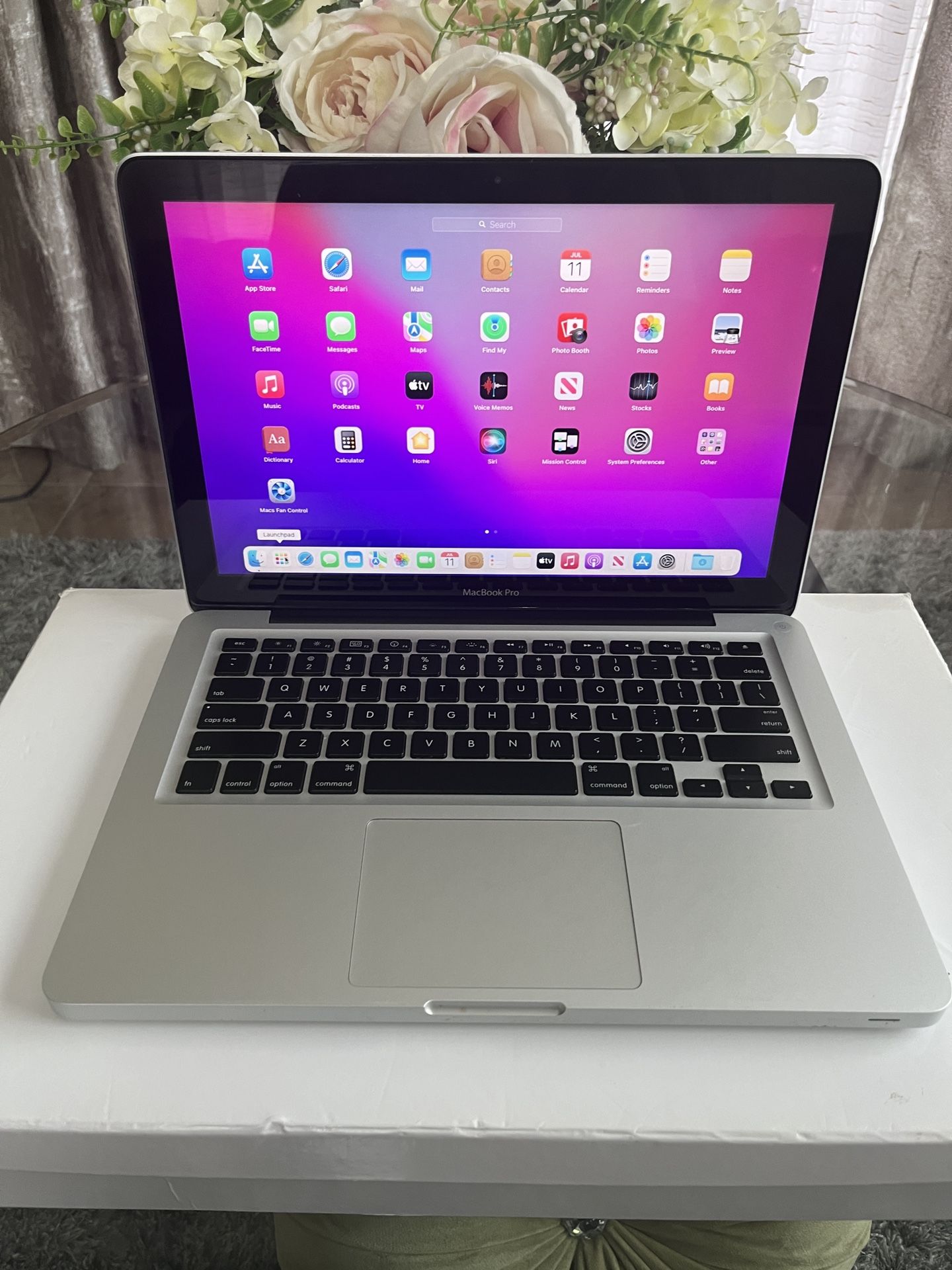 Apple MacBook Pro A1278 Laptop 13” Intel C2D 8GB RAM 240GB SSD MacOS Monterey- $89