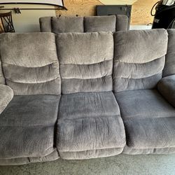 Recliner Sofa And Love Set 