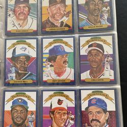 1986 Donruss Leaf 264 Card Set In Black Binder