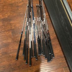 Variety Of Golf Shafts 