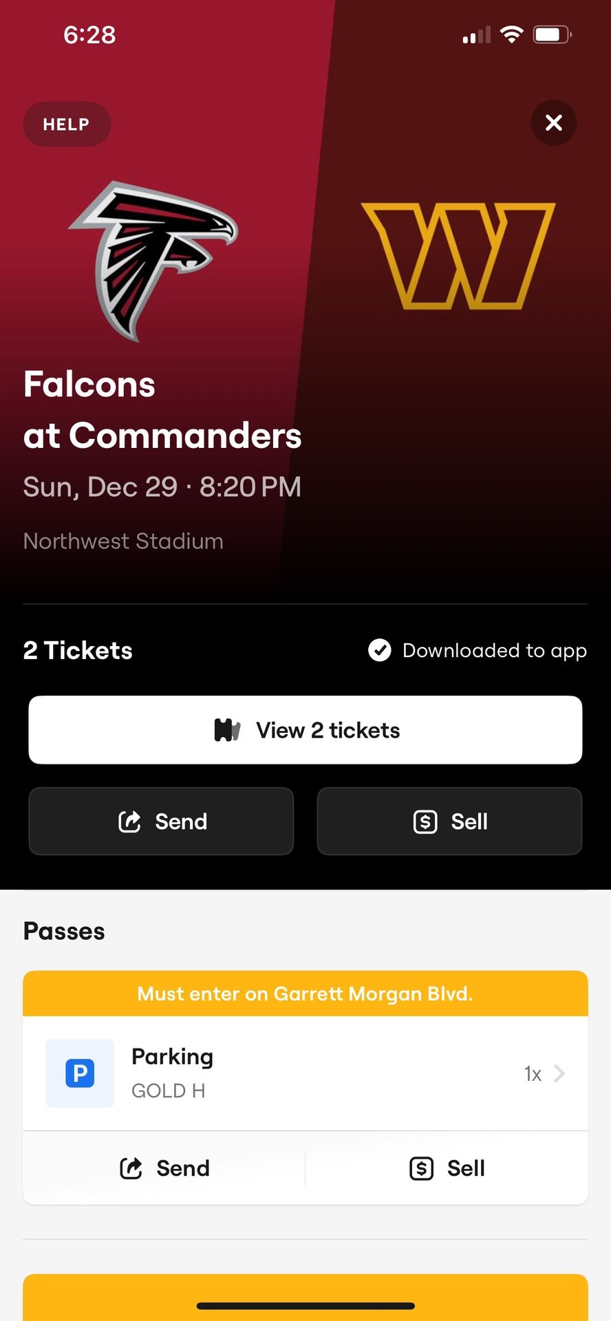 Washington Commanders Vs Atlanta Falcons Tickets