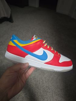 Lebron fruity pebbles dunks size 13 with sole protectors  🔥