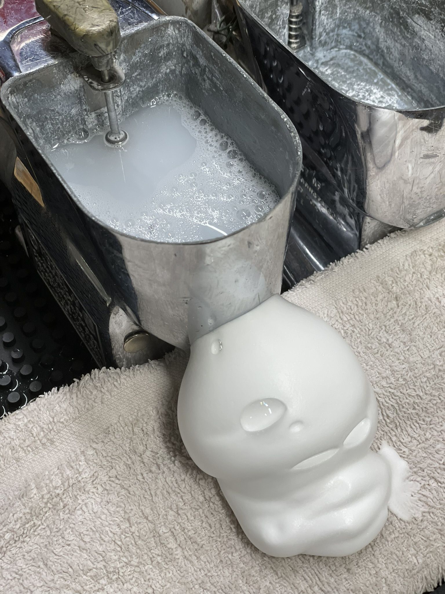 Vintage Antique Barber Barbershop Shaving Cream Dispenser