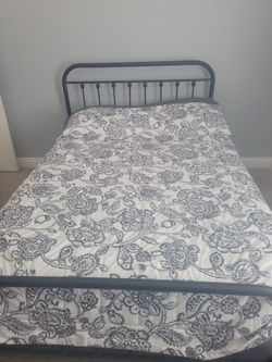 Full frame with mattress bed