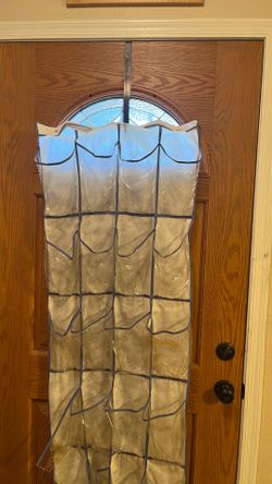 Over the door shoe organizer
