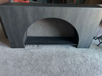 Dark Gray Sofa/ Console Table