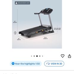 Nordic track T 6.5S Treadmill 