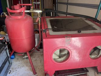 20lb Abrasive Blaster And Table Top Sand Blaster