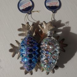 Vintage German Mercury Blown Glass Ornaments