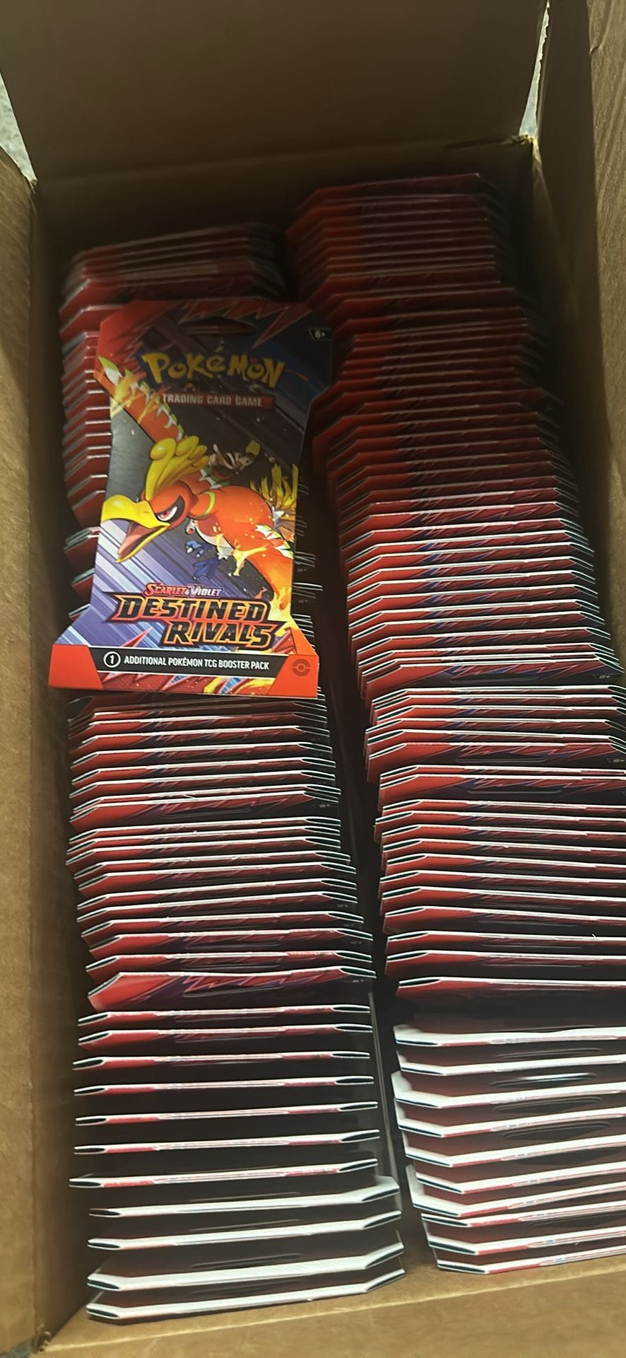 Pokemon Cards Destined Rivals Sleeved Booster Case