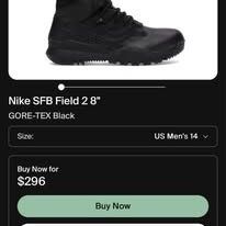 Nike SFB Field 2 8" men  size: 9.5