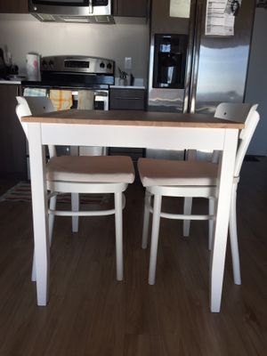 IKEA Lerhamm Dining Table And Chair Like New For Sale In Seattle IKEA Lerhamm Dining Table And Chair Like New For Sale In Seattle