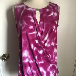 Calvin Klein Pink Blouse M Sleeveless 