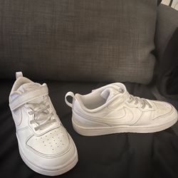 White Nike Kids Shoes