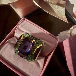 swarovski cocktail ring 