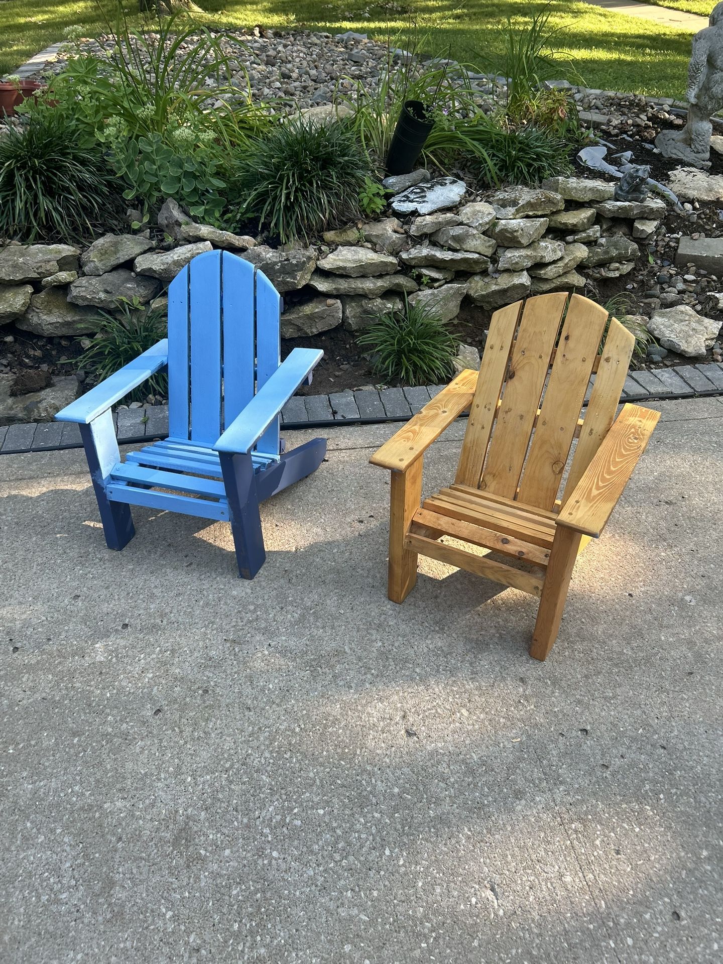 Adirondack Chairs And Side Tables