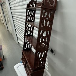 Hanging Curio Cabinet - Mid-Century