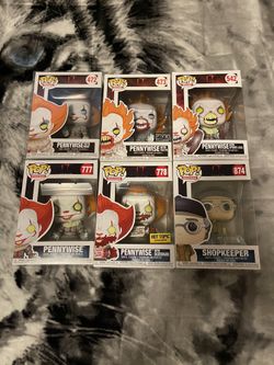 Funko Pops Pennywise 