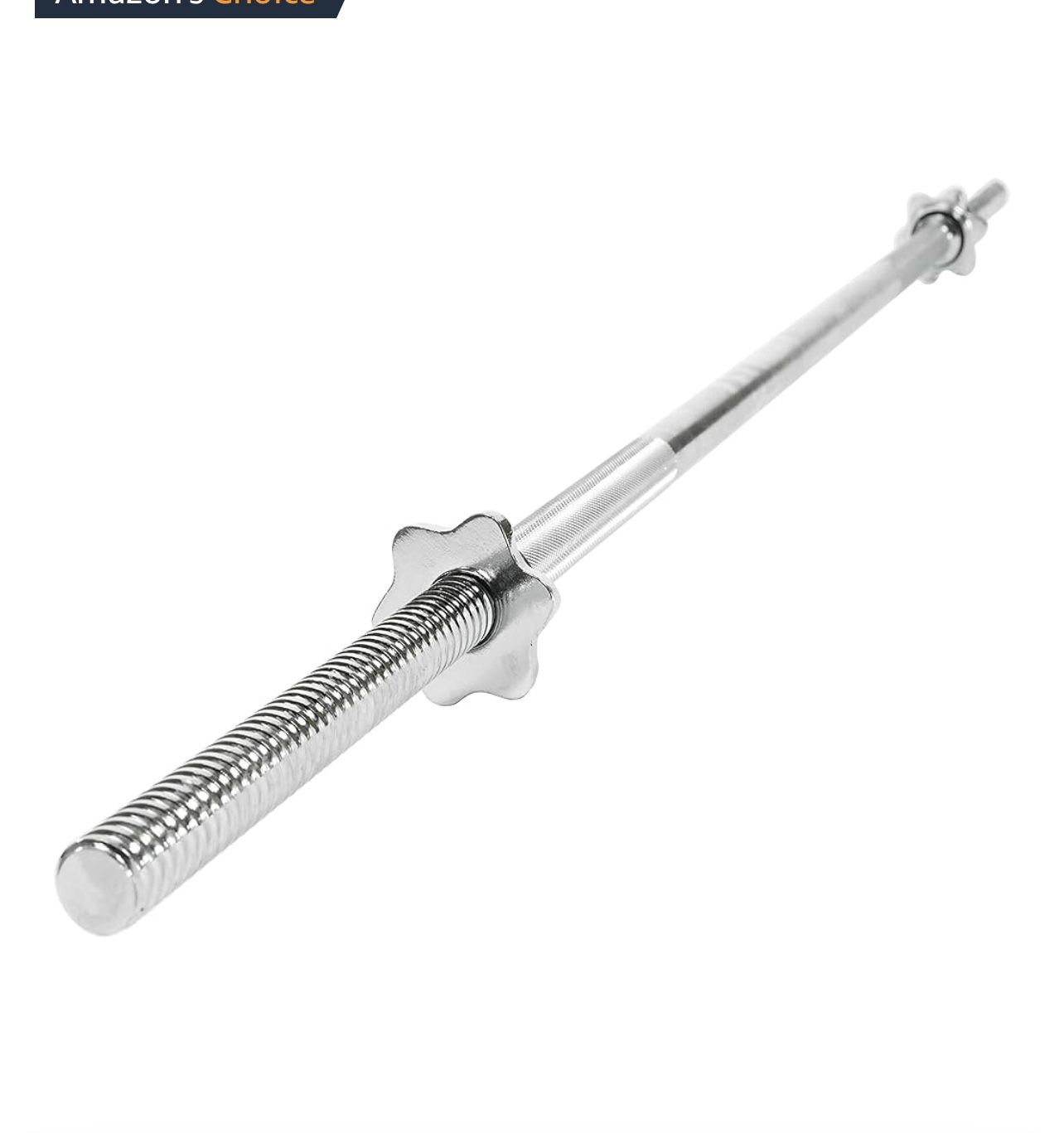 Sunny Health & Fitness 60-Inch Chrome Barbell Bar
