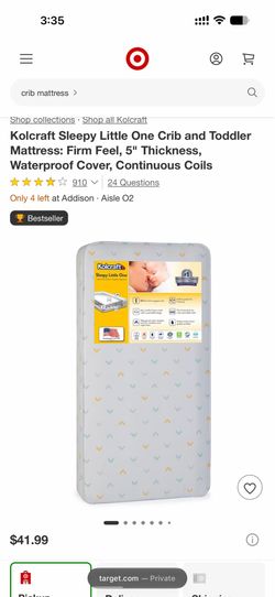 Baby Mattress Crib