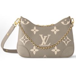 LOUIS VUITTON Boulogne Detachable Adjustable Shoulder Strap Zipper Open and Close Croissant Embosed Grained Cow Leather Single Shoulder (p448)37