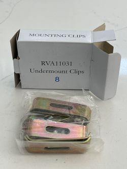 RUVATI Sink Undermount Clips Set Of 8 RVA11031 NEW in original package