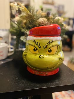 The Grinch Cookie Jar