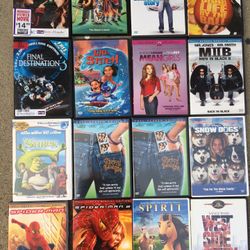 16 Assorted DVDs