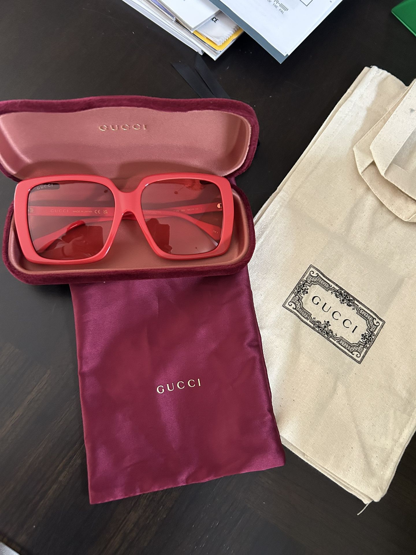 Designer Sunglasses Red