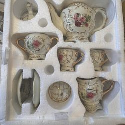 10 Pc Miniature Tea Set Formalities by Baum brothers 