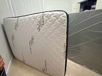 Bamboo Quilted Mattress with Black Trim