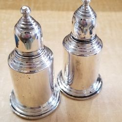 Salt And Pepper Shakers Sterling