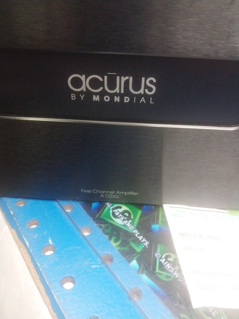 Acurus Amplifier 