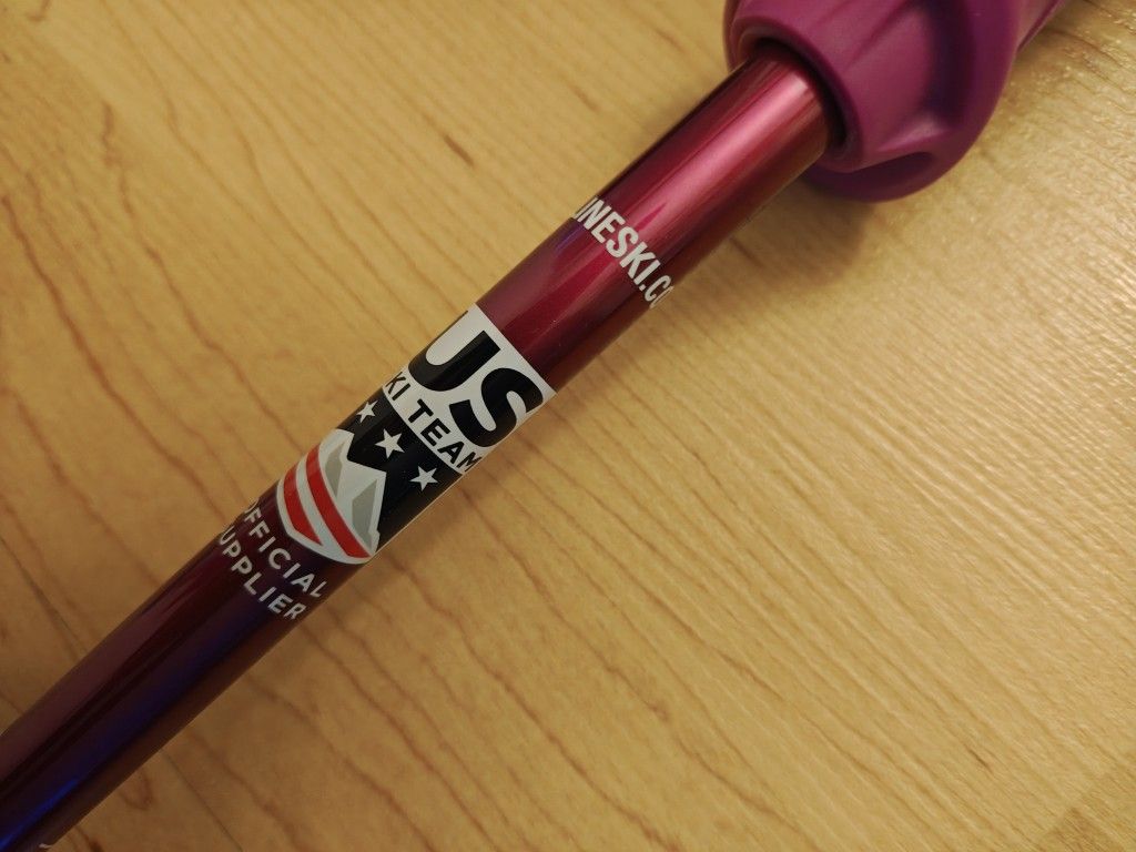 Zipline Carbon Graphite 44 In Ladies Pink Ski Poles Only Used Once