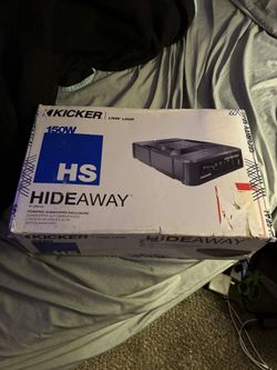 Kicker Hideaway
11HS8 Powered underseat 8" Subwoofer