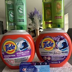 Tide Pods , Garnier 