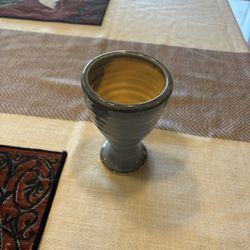 Vintage ceramic pottery goblet by the Pottery Farm 